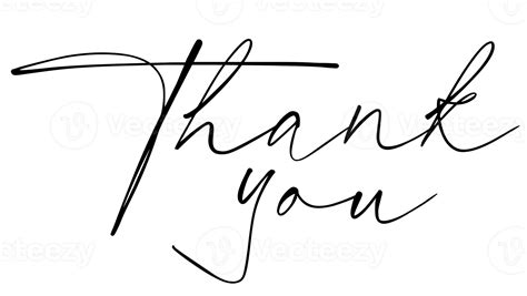 Text Lettering Thank You Cut Out 12628993 Png