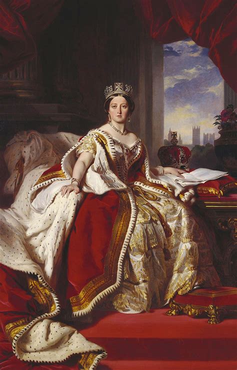 1859 Victoria Queen Of Great Britain And Ireland In The Robes Of State
