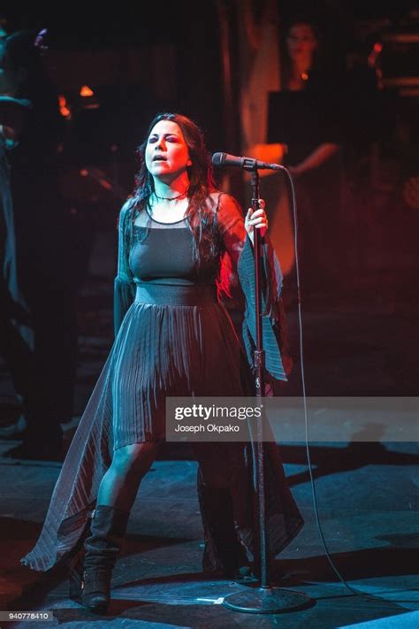 Amy Lee Of Evanescence Performs Live On Stage At The Royal Festival