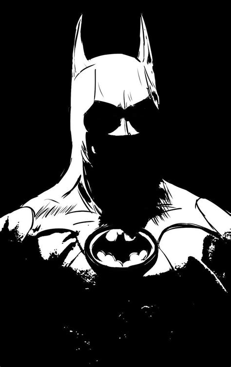 Image Result For Black And White Batman Batman Drawing Batman Pop
