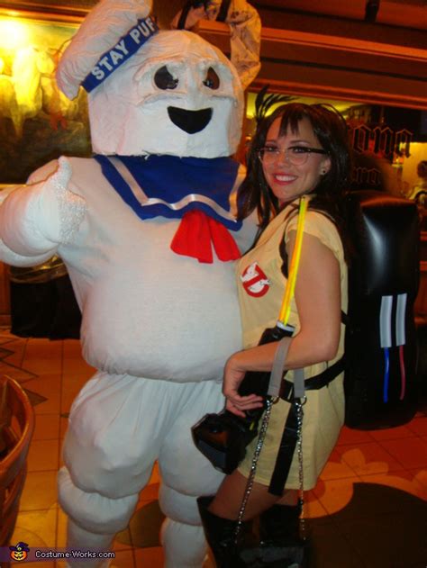 Stay Puft Marshmallow And Forbidden Love Halloween Costume Idea For Couples Last Minute