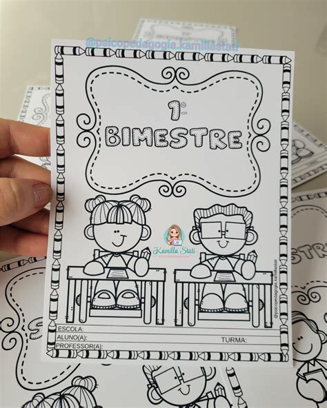 Capinha Avaliações 1 Bimestre