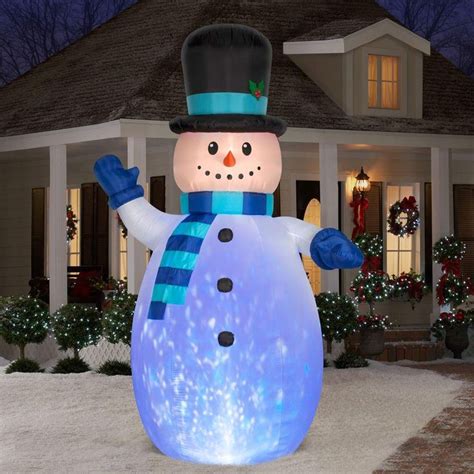 This one also came with a banner that reads happy christmas, which you wrap around his body. 88 best images about Frosty the Snowman Inflatable on ...