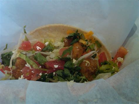 Maybe you would like to learn more about one of these? Fuzzy's Tempura Shrimp Taco | Mexican food recipes, Food ...