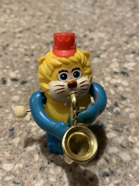 Vintage Tomy Wind Up Figure Not So Grand Band Saxophone Cat Custom