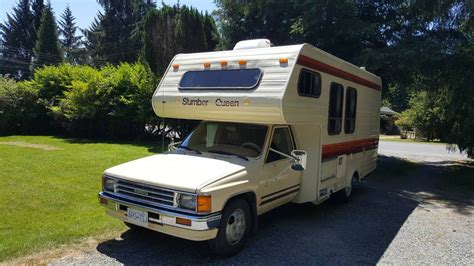 1987 Toyota Slumber Queen 205 Ft Motorhome For Sale In Sooke Bc Can