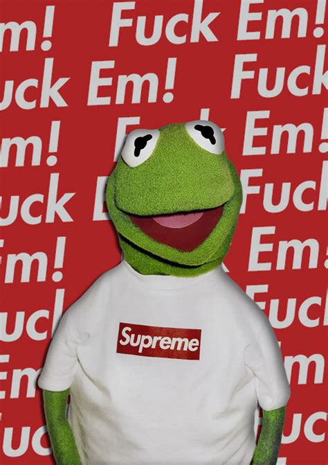 Supreme X Kermit Poster Design 2016 Supreme Pinterest Kermit