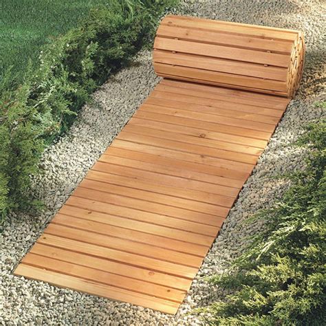 These Roll Out Wooden Walkways Set Up In Seconds For A Beautiful