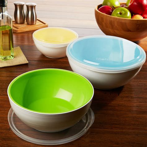 Fit & Fresh | Freezable Chilled Party Serving Bowls & Lids (Set of 3)