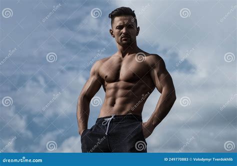 Male Model Body Nude Torso Naked Man Seductive Gay Muscular Shirtless Man Attractive Guy