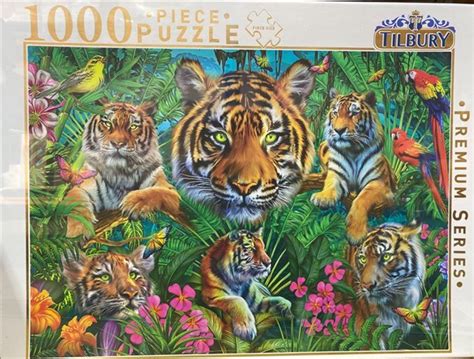 Buy Tiger Collage 1000 Piece Puzzle Jigsaw Puzzles Sanity