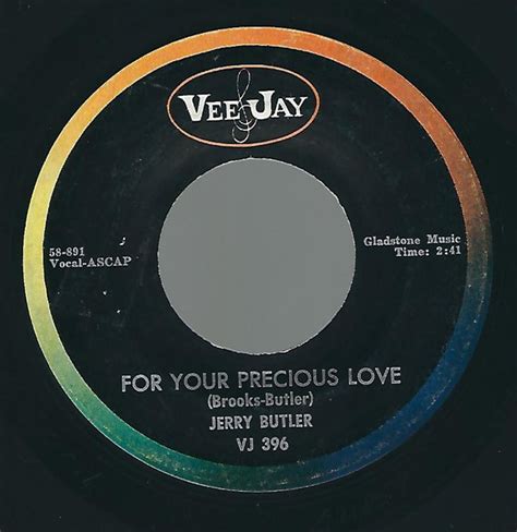 Jerry Butler For Your Precious Love 1961 Vinyl Discogs