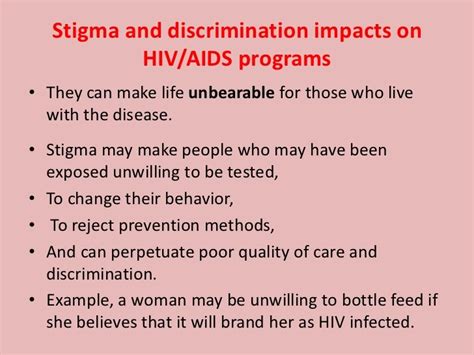 Hiv Aids Related Stigma And Discrimination By Dr Munawar Khan Sacp