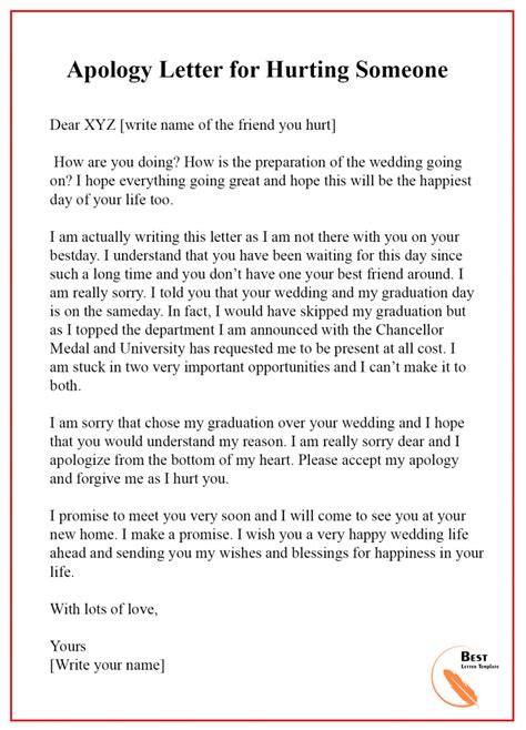Apology Letter Template For Mistake Format Sample Example Artofit