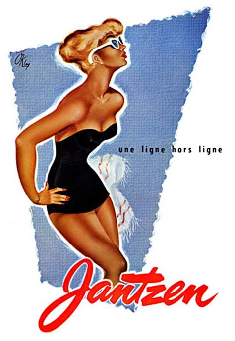 Ретро мода купальники jantzen 1950 е Блог о белье