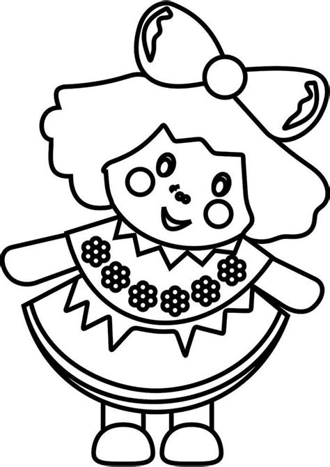 41 Niñas para colorear | Dibujos para colorear