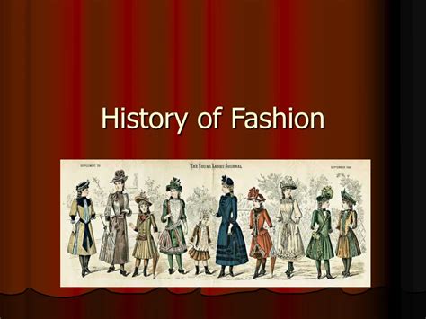Ppt History Of Fashion Powerpoint Presentation Free Download Id