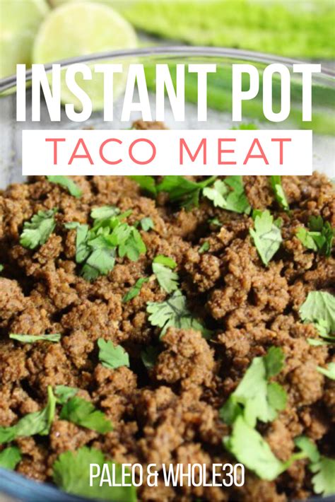 This ain't your grandma's lasagna. Instant Pot Taco Meat: Meal Prepping Made Easy | Recipe | Taco meat, Instant pot recipes ...