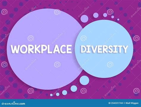 Text Showing Inspiration Workplace Diversity Conceptual Photo Different Race Gender Age Sexual