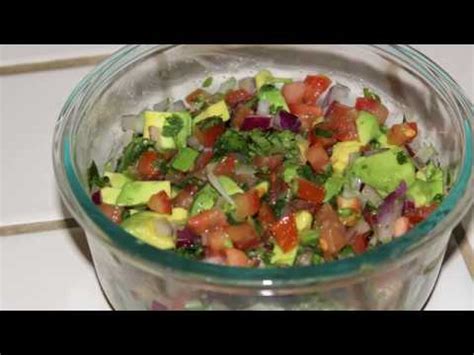 Además, los aguacates tienen un gran aporte de nutrientes. Pico de Gallo Con Aguacate y Limón-Como Cocinar Con Sabor ...