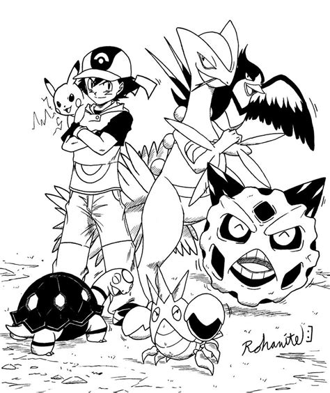 Ash Hoenn Team By Rohanite On Deviantart