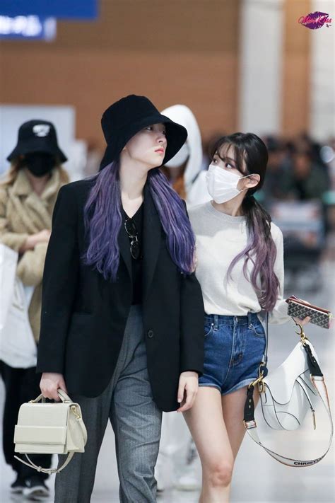 Wjsn Luda Eunseo Incheon Airport From Singapore