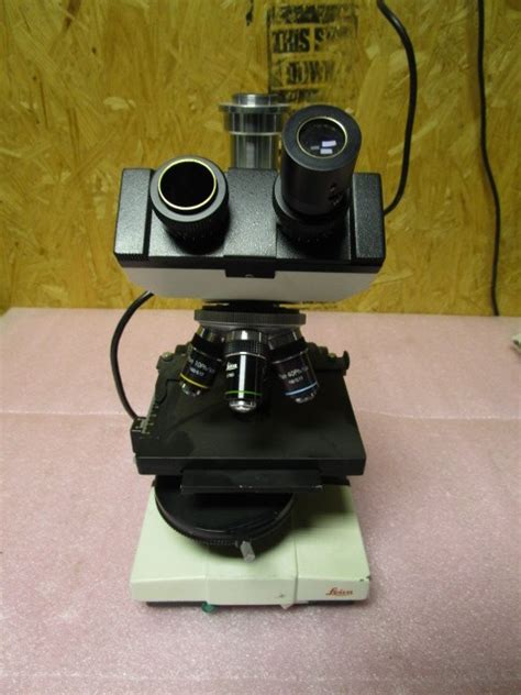 Fabexchange Auctions Leica Galen Iii Microscope W 4 Objectives