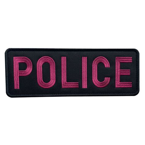 Uuken 85x3 Inches Large Embroidery Cloth Fabric Police Vest Patch 3x8