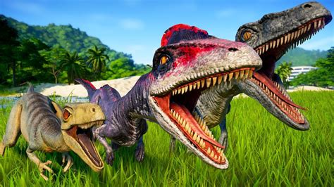 Deinonychus Vs Velociraptor Vs Proceratosaurus Vs Dilophosaurus Vs Troodon Jurassic World