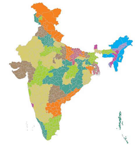 India Map India Political Map Outline Clipart Large S