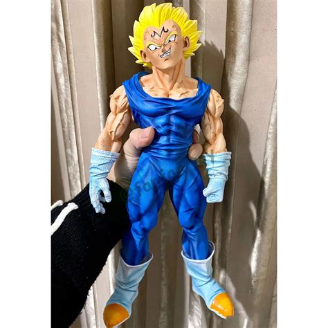 38cm Anime Dragon Ball Z Figure Gk Majin Vegeta Figurine Big Pvc Action Figures Collection Model
