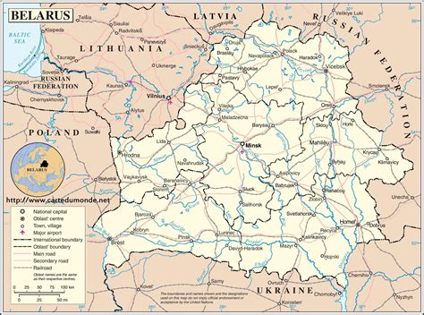 Belarus Map Europe Belarus Maps Facts World Atlas The Republic Of