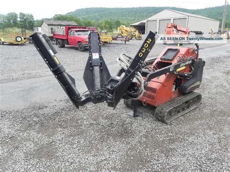 What is a mini skid loader? Bradco 2030 Tree Spade Attachment For A Toro Dingo Mini ...