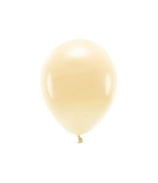 Ballonnen ECO Nude Licht Perzik 30 Cm Zak 100 Stuks Feestdeco