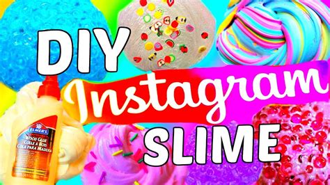 It's super easy and a super crunchy slime more ideas on the blog. DIY INSTAGRAM SLIME TESTED! Fishbowl Slime, Wood Glue Slime, Purple Floam Ice Cream! - YouTube