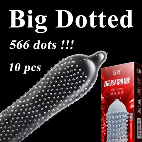 big dotted condom 10pcs original ultra thin best sex condoms with spike durex trust shopee