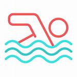 Icon Swimmer Swimming Svg Symbol Iconpacks