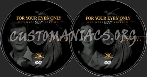 James Bond For Your Eyes Only Dvd Label Dvd Covers And Labels By