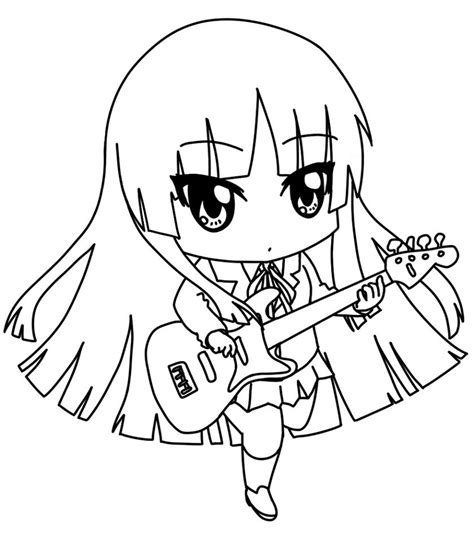 Anime Coloring Pages For Kids At Getdrawings Free Dow
