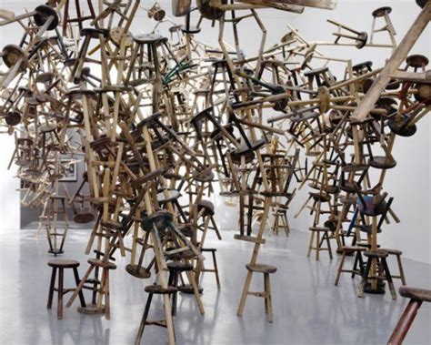 Installation Of Antique Stools Ai Weiwei Arch O Com