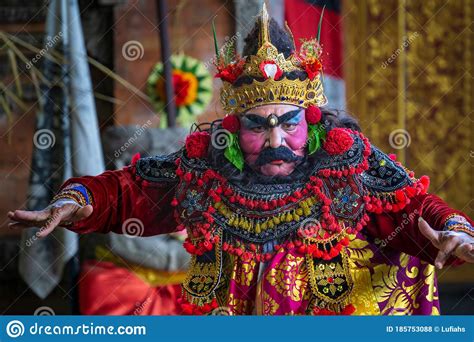 Barongan Is A Character In The Mythology Of Bali Editorial Stock Photo