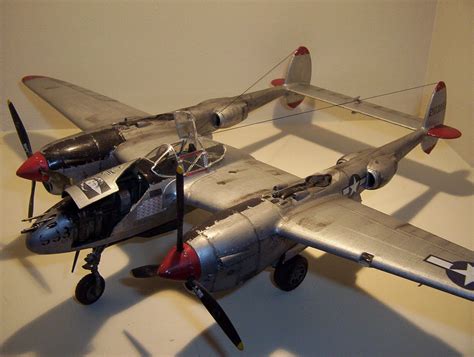 Scale Model Hobby Lockheed P 38 J Lightning 148 Scale
