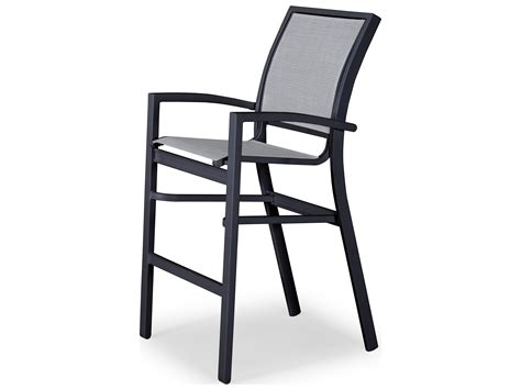 Telescope Casual Kendall Sling Aluminum Stackable Bar Height Chair 9k90