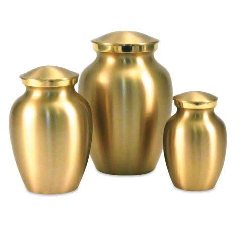 Classic Brass Cremation Urns Memorial Urns
