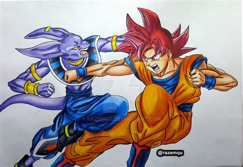 Next, use the upper horizontal guideline to draw in the. Dragon Ball Z Goku Drawing at GetDrawings | Free download