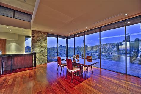 Above The Boulders Contemporary Dining Room Phoenix By Sever