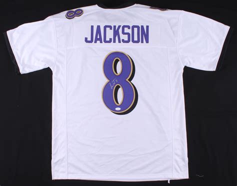 But then he was nice enough to provide something to commemorate the night with. Lamar Jackson Signed Jersey (JSA COA) | Pristine Auction