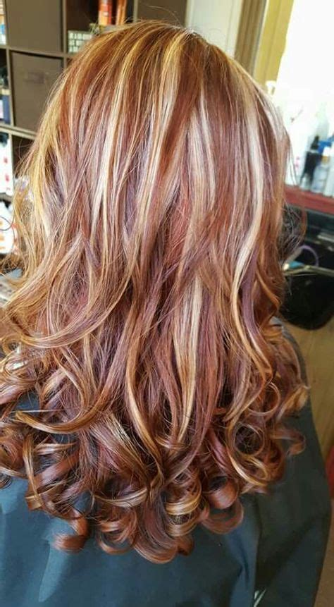 Ideas Hair Highlights And Lowlights Caramel Red Strawberry Blonde For Hair