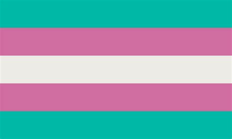 Trans Pride Flag But With 90s Taco Bell Colors Rqueervexillology