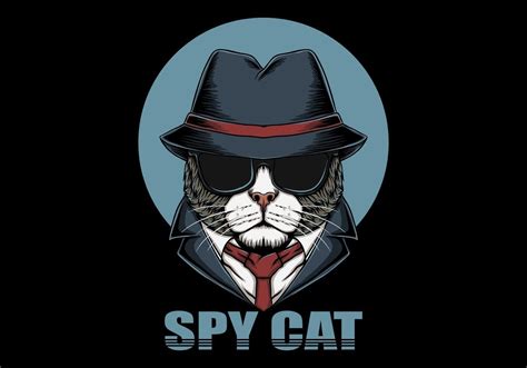 Spy Cat Head 1100263 Vector Art At Vecteezy